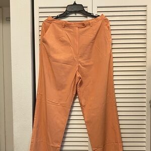 Sag Harbor Orange Flannel Pants
